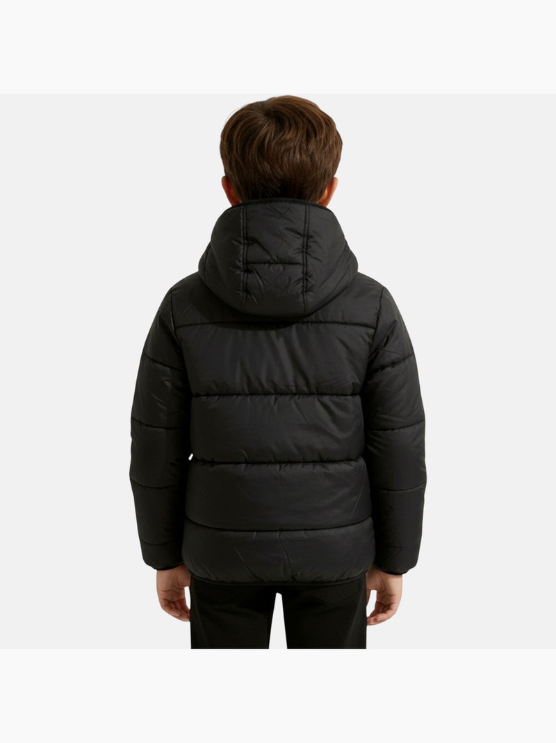 Ellesse - doudoune matelassée zippée à capuche Noir - Kiabi