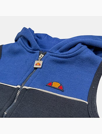 Ellesse - ensemble 3 pièces doudoune sans manches, t-shirt et pantalon de jogging