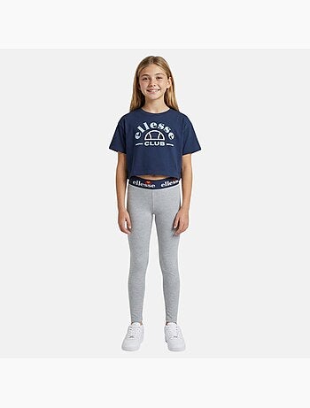 Ellesse - ensemble 3 pièces t-shirt court, brassière et legging