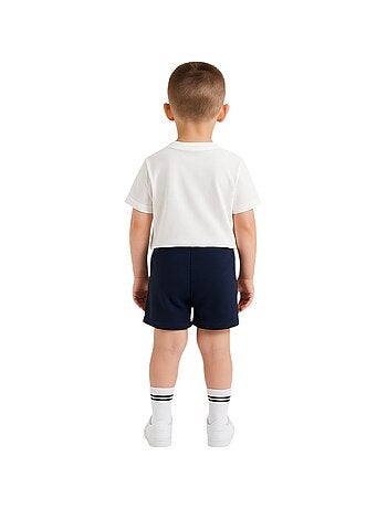 Ellesse - Ensemble 3 pièces t-shirt manches courtes short et sac à imprimé