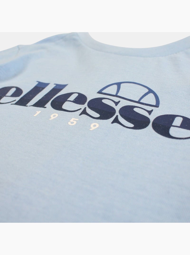 Ellesse - Ensemble 3 pièces T-shirt, short et chaussettes Bleu - Kiabi