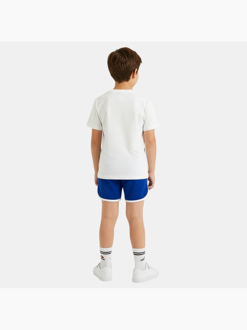 Ellesse - Ensemble 3 pièces T-shirt, short et chaussettes Bleu - Kiabi