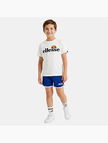 Ellesse - Ensemble 3 pièces t-shirt short et chaussettes enfant à imprimé