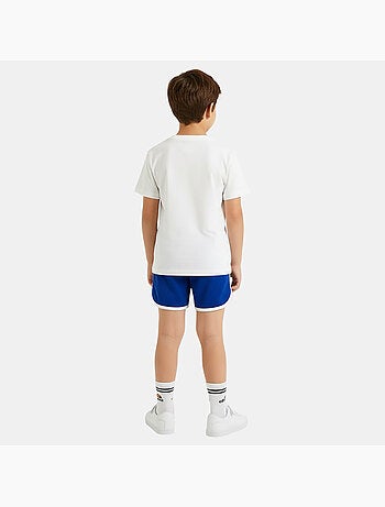 Ellesse - Ensemble 3 pièces t-shirt short et chaussettes enfant à imprimé
