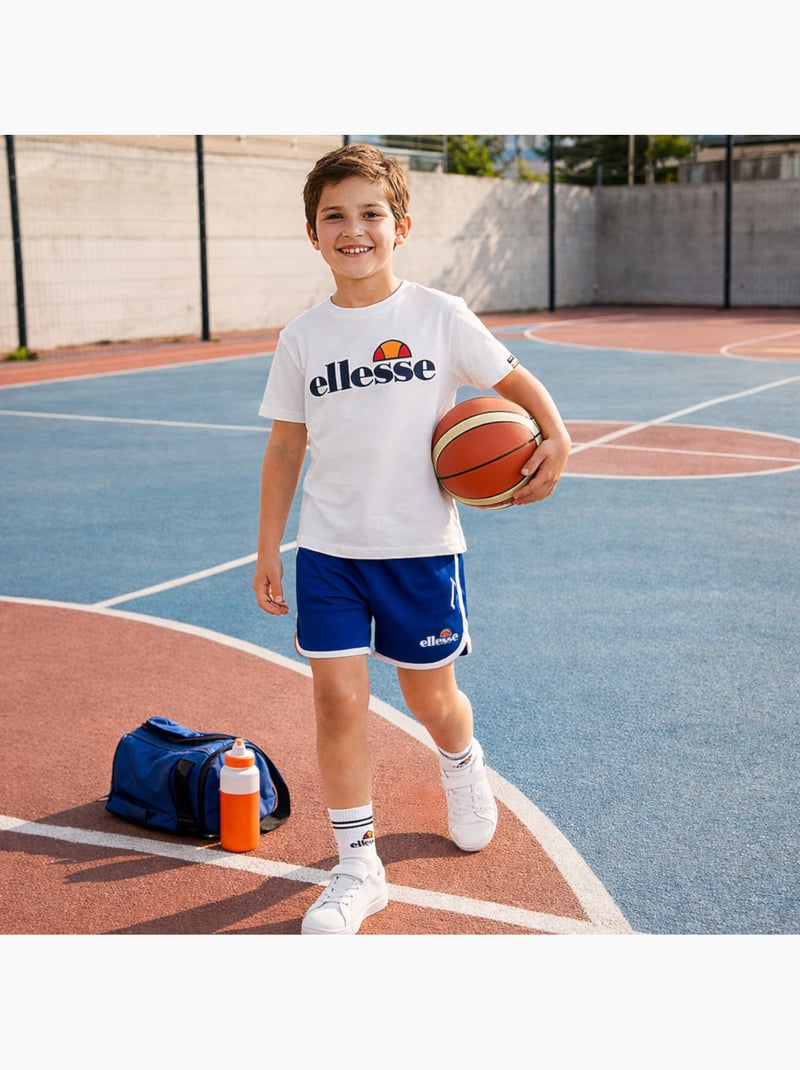 Ellesse - Ensemble 3 pièces t-shirt short et chaussettes enfant à imprimé Bleu - Kiabi