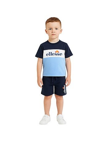 Ellesse - ensemble 3 pièces t-shirt, short et sac imprimés