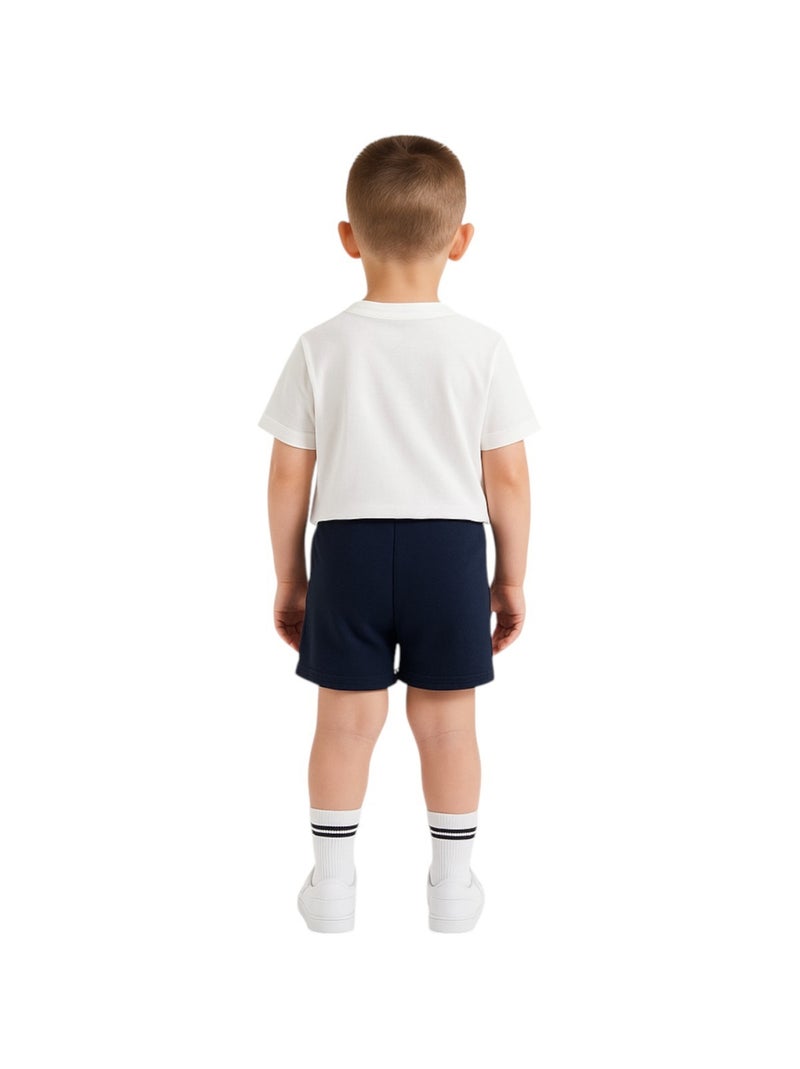 Ellesse - ensemble 3 pièces t-shirt, short et sac imprimés Bleu marine - Kiabi