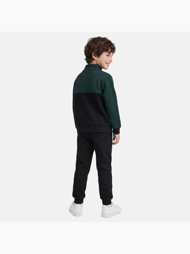 Ellesse - ensemble col demi-zip montant et jogging Vert - Kiabi