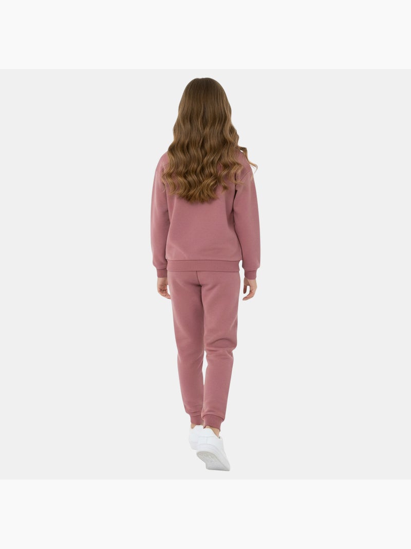 Ellesse - Ensemble Sweat à capuche et pantalon de jogging Fille Rose - Kiabi