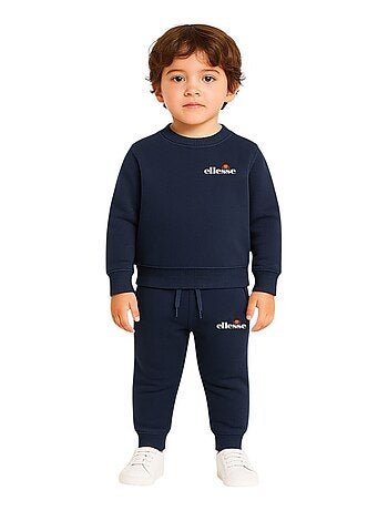Ellesse - Ensemble Sweat et pantalon de jogging Ellesse Garcon Marine
