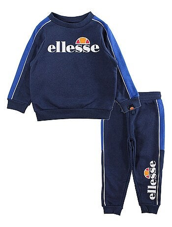 Ellesse - Ensemble Sweat et pantalon de jogging Ellesse Garcon Marine