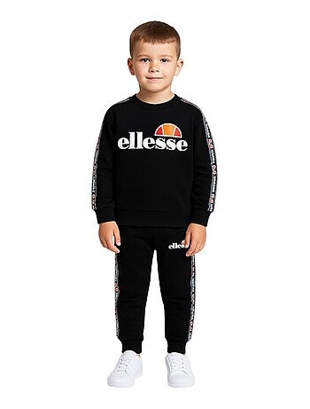 Ellesse - Ensemble Sweat et pantalon de jogging Ellesse Garcon Noir