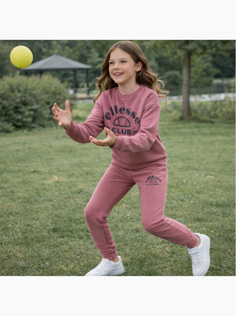 Ellesse - Ensemble Sweat et pantalon de jogging Fille Rose - Kiabi