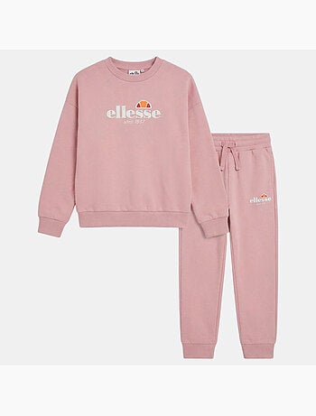 Ellesse - Ensemble sweat et pantalon jogging fille à imprimé