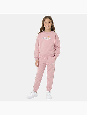 Ellesse - Ensemble sweat et pantalon jogging fille à imprimé