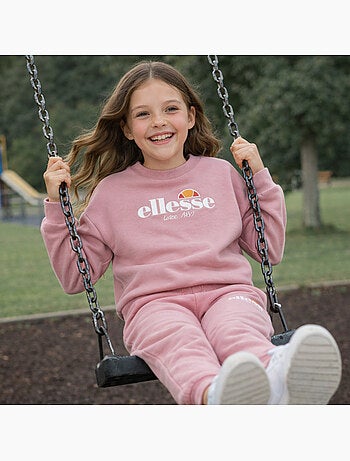 Ellesse - Ensemble sweat et pantalon jogging fille à imprimé