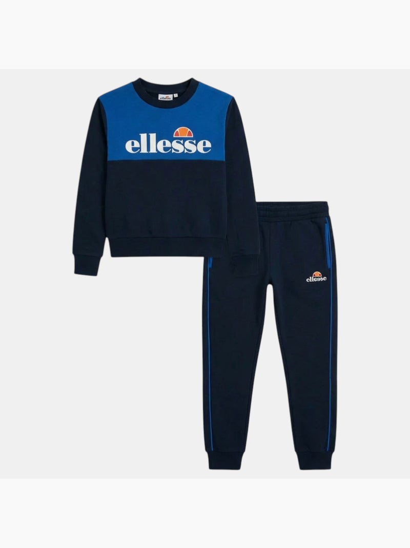 Ellesse - Ensemble sweat et pantalon jogging garçon à imprimé Bleu marine - Kiabi