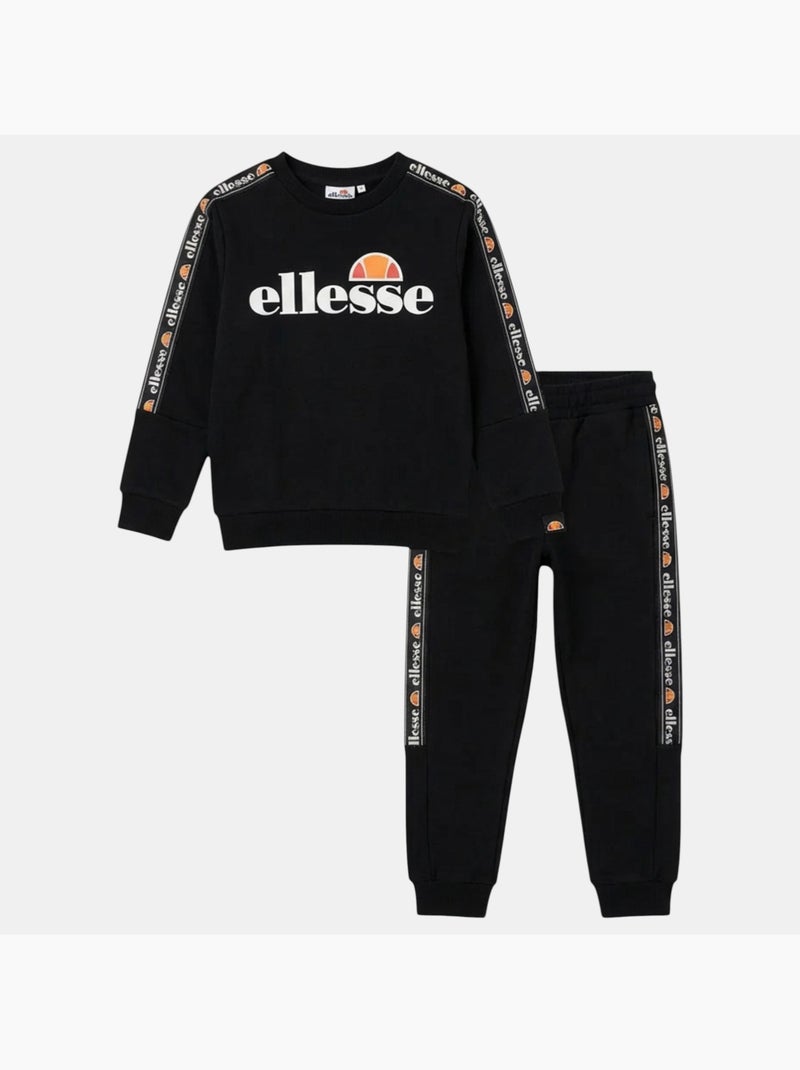 Ellesse - Ensemble sweat et pantalon jogging gar?on ? imprim? Noir - Kiabi