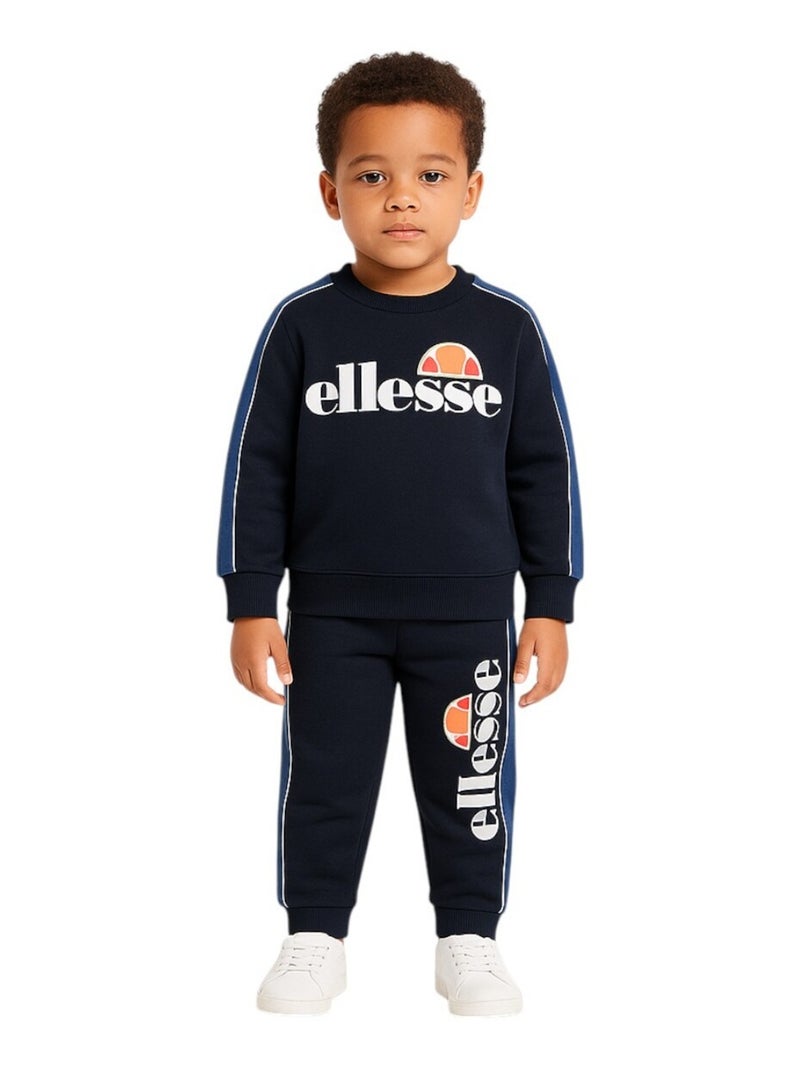 Ellesse - Ensemble ​​Sweat pantalon Imprimé Ellesse Bleu marine - Kiabi