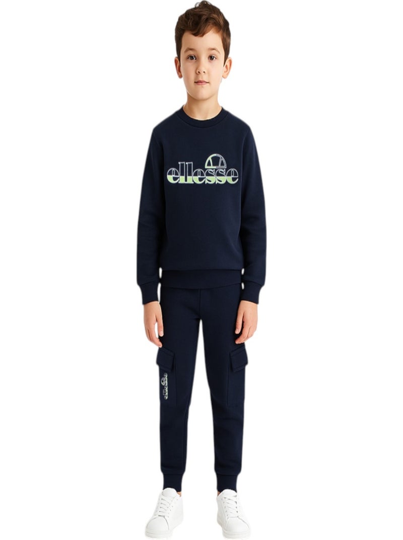 Ellesse - Ensemble ​​Sweat pantalon Imprimé Ellesse Bleu marine - Kiabi