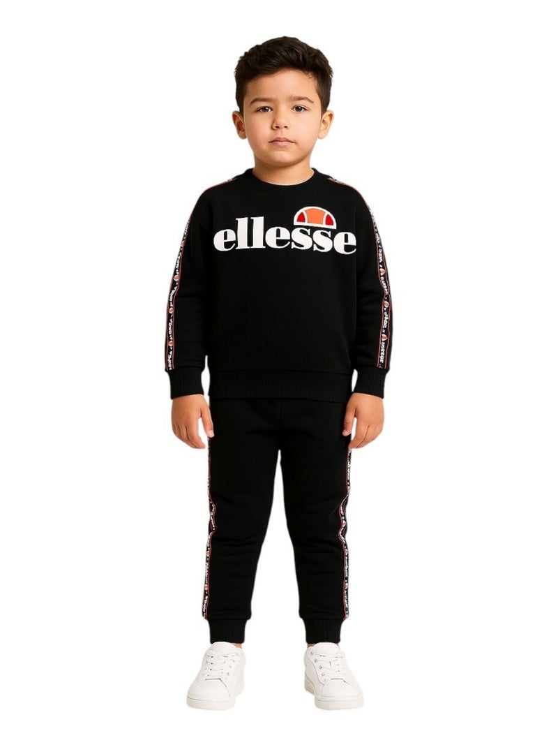 Ellesse - Ensemble ​​Sweat pantalon Imprimé Ellesse Noir - Kiabi