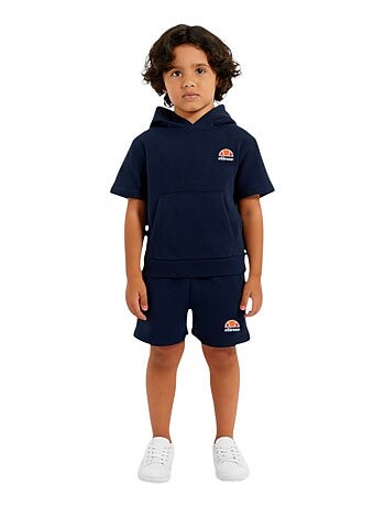 Ellesse - Ensemble T-shirt à capuche et Short Ellesse Garcon Marine