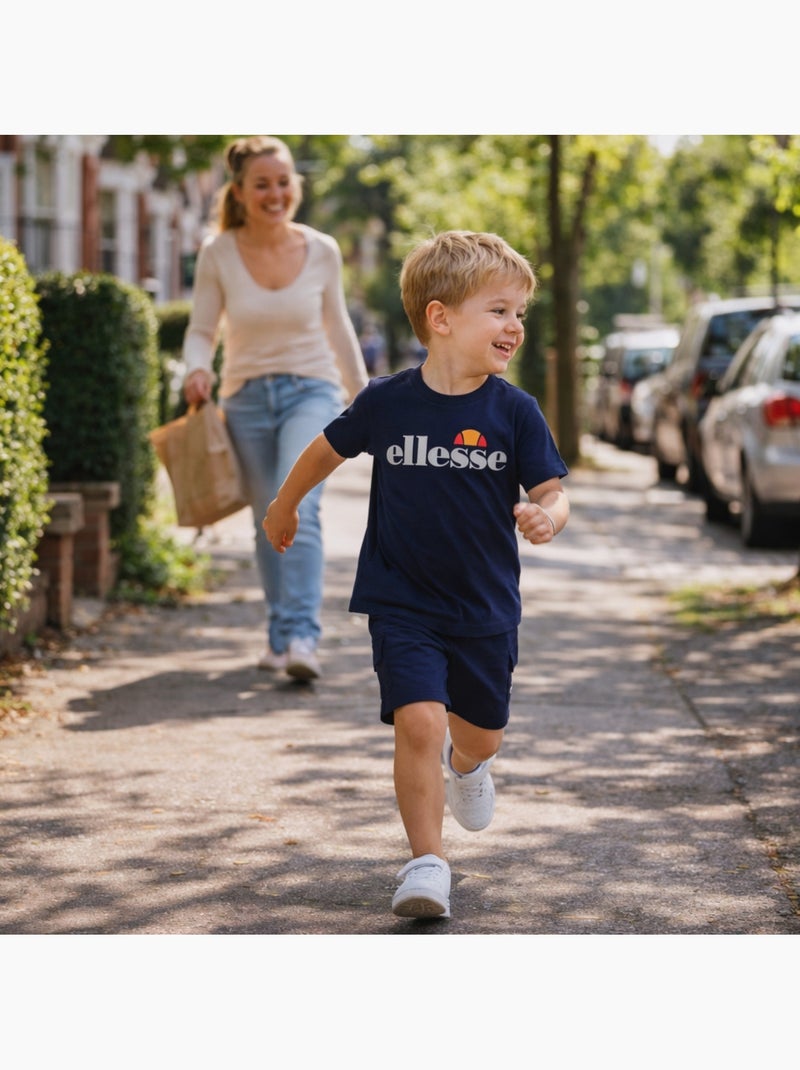 Ellesse - ensemble t-shirt manches courtes et short Bleu marine - Kiabi