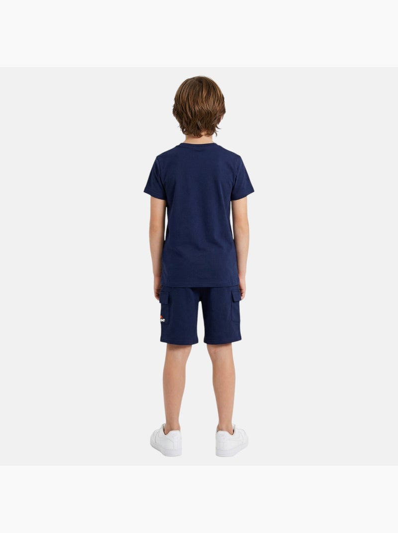 Ellesse - ensemble t-shirt manches courtes et short Bleu marine - Kiabi