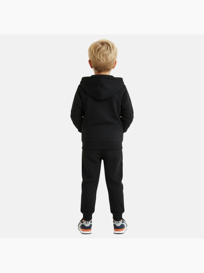 Ellesse - Ensemble t-shirt, veste à capuche et pantalon de jogging 3 pièces Garcon Noir - Kiabi