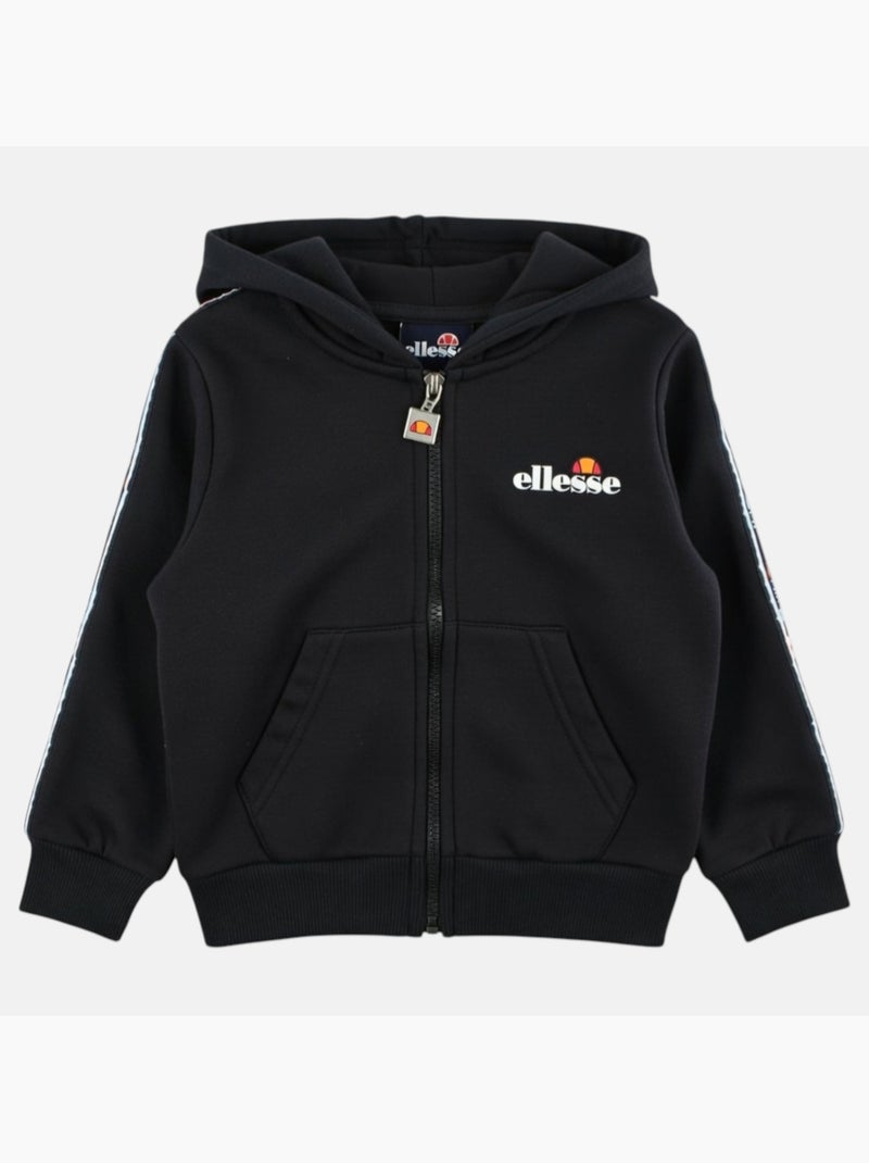 Ellesse - Ensemble t-shirt, veste à capuche et pantalon de jogging 3 pièces Garcon Noir - Kiabi