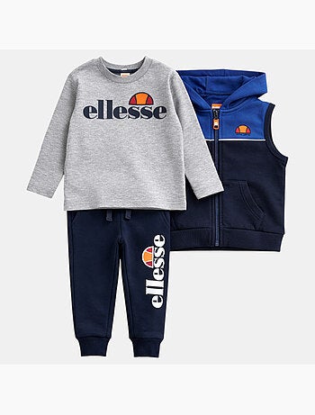 Ellesse - Ensemble t-shirts manches courtes et pantalon avec doudoune à imprimé
