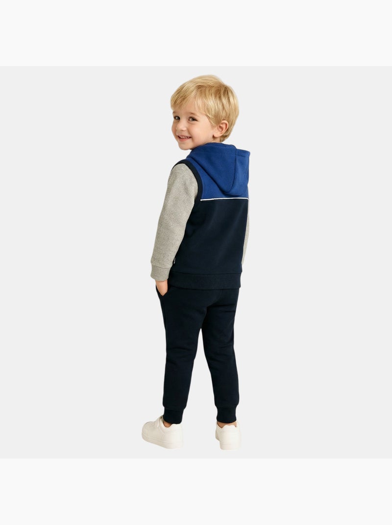 Ellesse - Ensemble t-shirts manches courtes et pantalon avec doudoune à imprimé Bleu marine - Kiabi