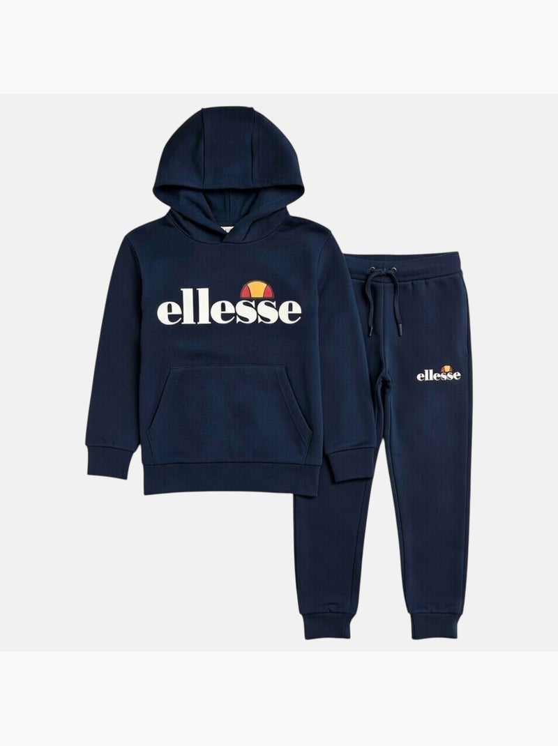 Ellesse - Ensemble veste capuche et pantalon jogging garçon à imprimé Bleu marine - Kiabi