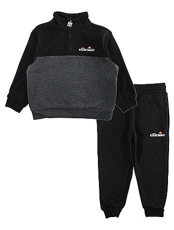 Ellesse - Ensemble Veste et pantalon de jogging Ellesse Garcon Noir