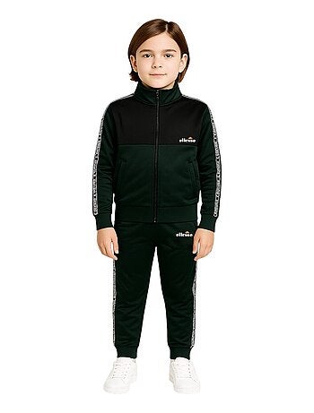 Ellesse - Ensemble Veste et pantalon de jogging Ellesse Garcon Vert fonce