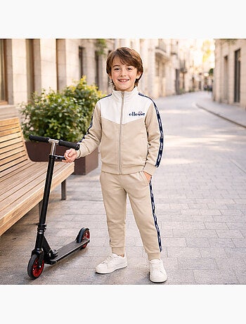 Ellesse - Ensemble veste et pantalon jogging garçon à imprimé