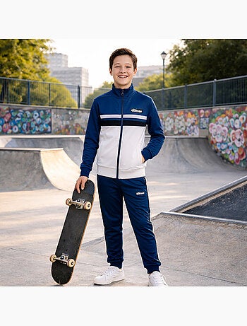 Ellesse - Ensemble veste et pantalon jogging garçon à imprimé