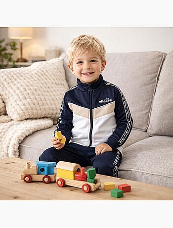 Ellesse - Ensemble veste et pantalon jogging garçon à imprimé
