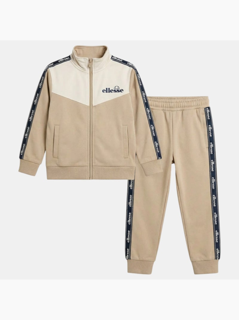 Ellesse - Ensemble veste et pantalon jogging gar?on ? imprim? Beige - Kiabi