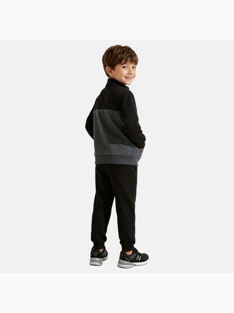 Ellesse - Ensemble veste et pantalon jogging gar?on ? imprim? Noir - Kiabi