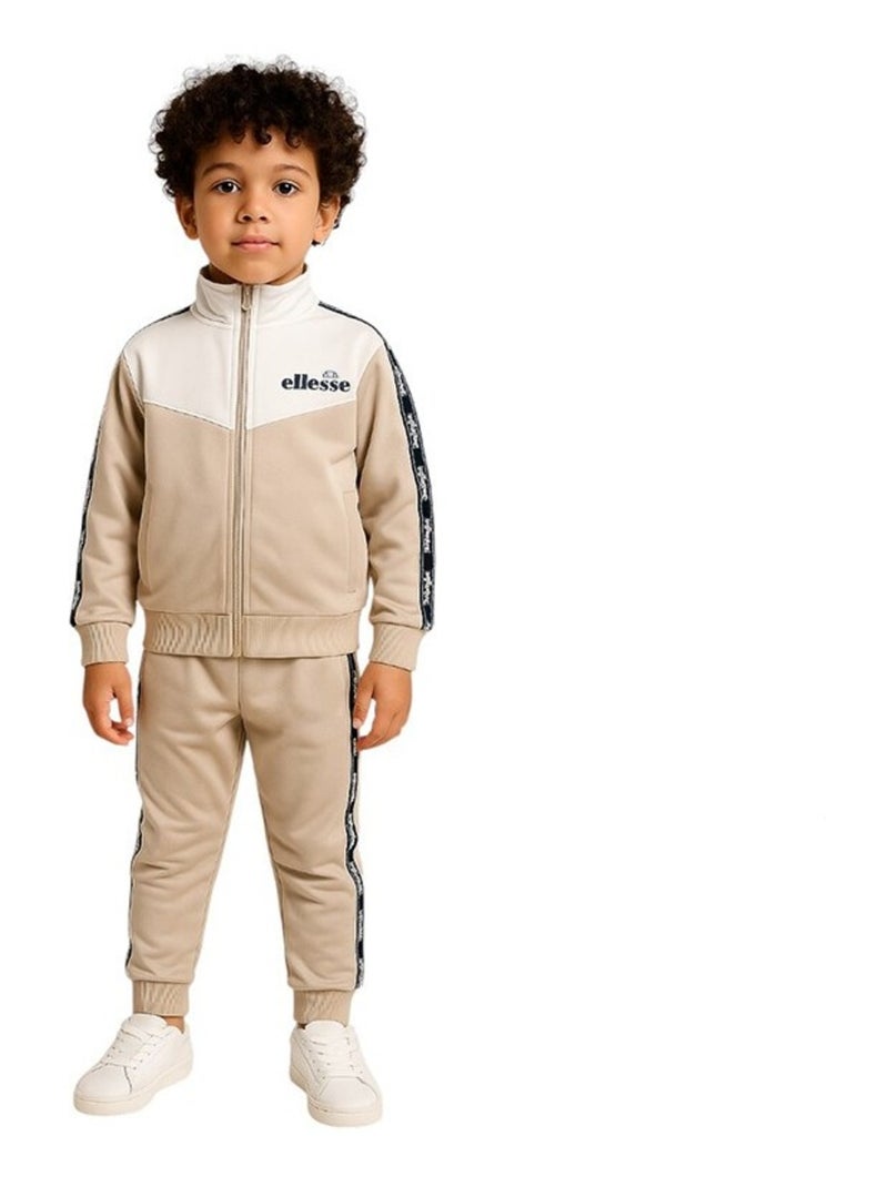Ellesse - ​​Ensemble ​​Veste sweat pantalon Imprimé Ellesse Beige - Kiabi