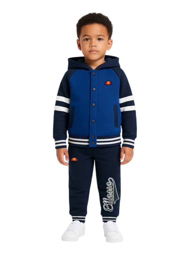 Ellesse - ​​Ensemble ​​Veste sweat pantalon Imprimé Ellesse Bleu marine - Kiabi