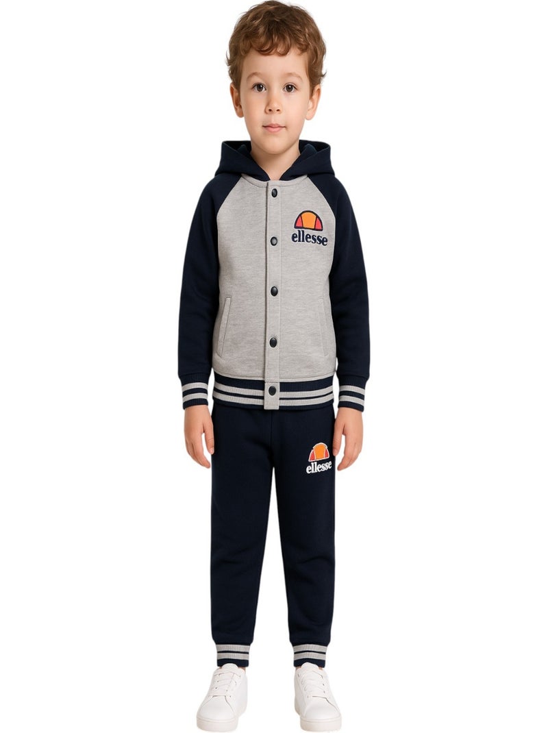 Ellesse - ​​Ensemble ​​Veste sweat pantalon Imprimé Ellesse Gris - Kiabi