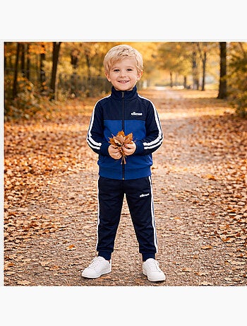 Ellesse - ensemble veste zippée col montant et pantalon de jogging