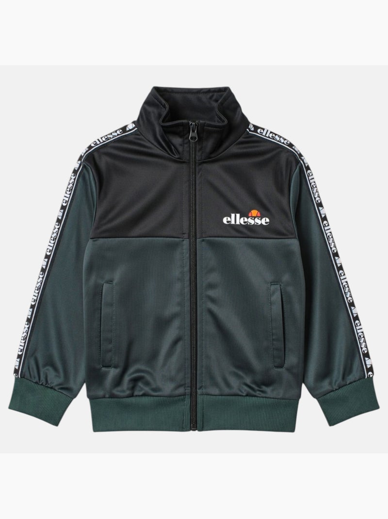 Ellesse - ensemble veste zippée col montant et pantalon de jogging Vert - Kiabi