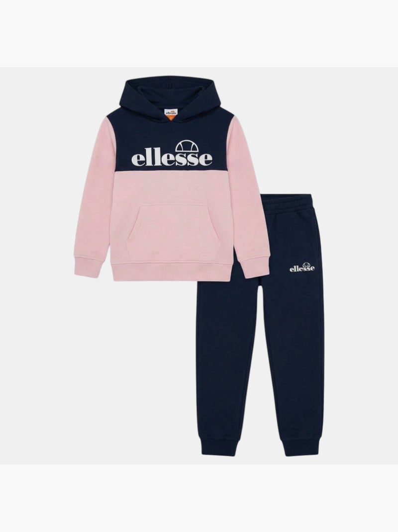 Ellesse - Jogging fille sweat et pantalon  de deux couleurs Rose - Kiabi