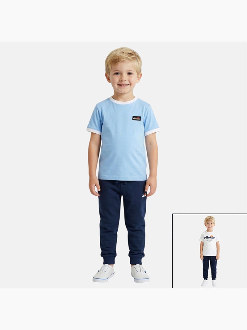 Ellesse - lot de 2 t-shirts manches courtes et jogging Bleu - Kiabi