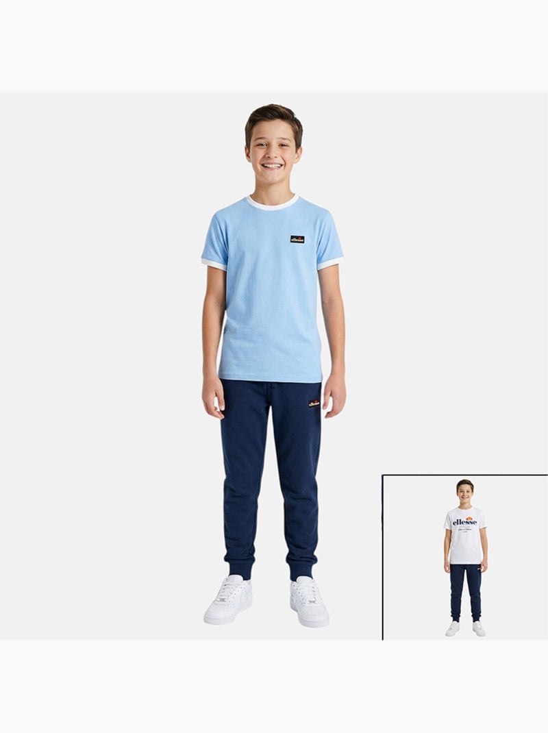 Ellesse - lot de 2 t-shirts manches courtes et jogging Bleu - Kiabi