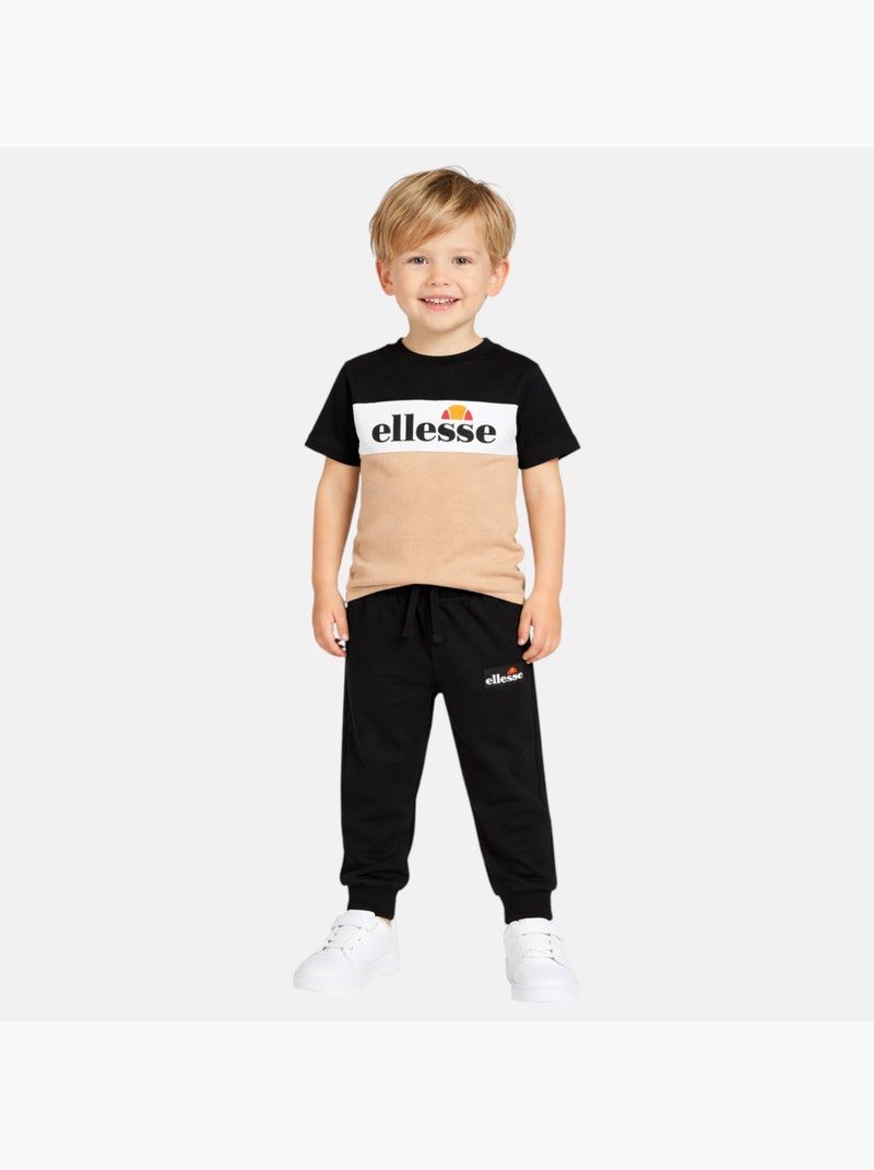 Ellesse - lot de 2 t-shirts manches courtes et pantalon de jogging Beige - Kiabi