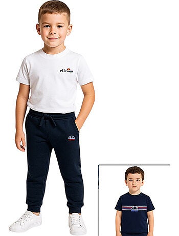 Ellesse - lot de 2 t-shirts manches courtes et pantalon de jogging